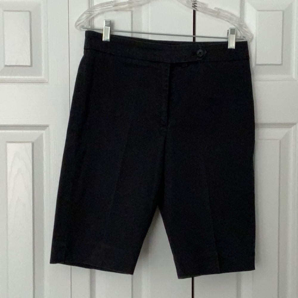 Classic Black Bermuda Shorts